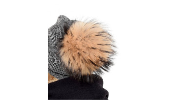 Skönheten och värmen i Natural Fur Pom Poms för hattar